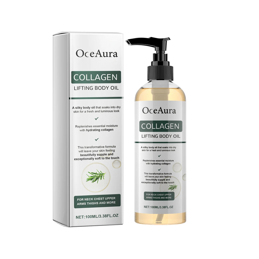 100ML Collagen Body Essence Oil Daily Moisturizing Enhance Skin Elasticity Non-greasy Reduce Dryness Tightening Body Care Oil