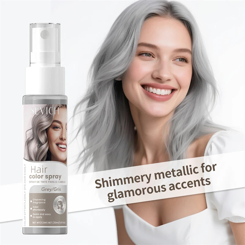 Halloween Hair Color Spray Disposable Hair Dye Spray DIY One-Time Hair Color Liquid Washable 8 colors Party Hair Styling Spray