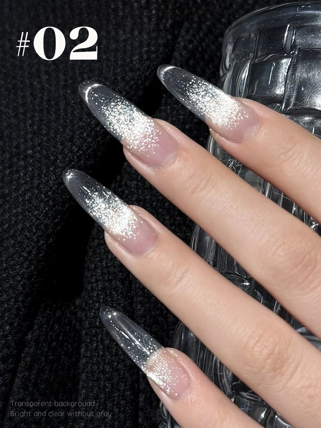 TC 10ml Holographic Glitter Mirror Porcelain White Cat Eye Gel Polish Magnetic Galactic Effect Gel Nail Polish Soak Off UV LED