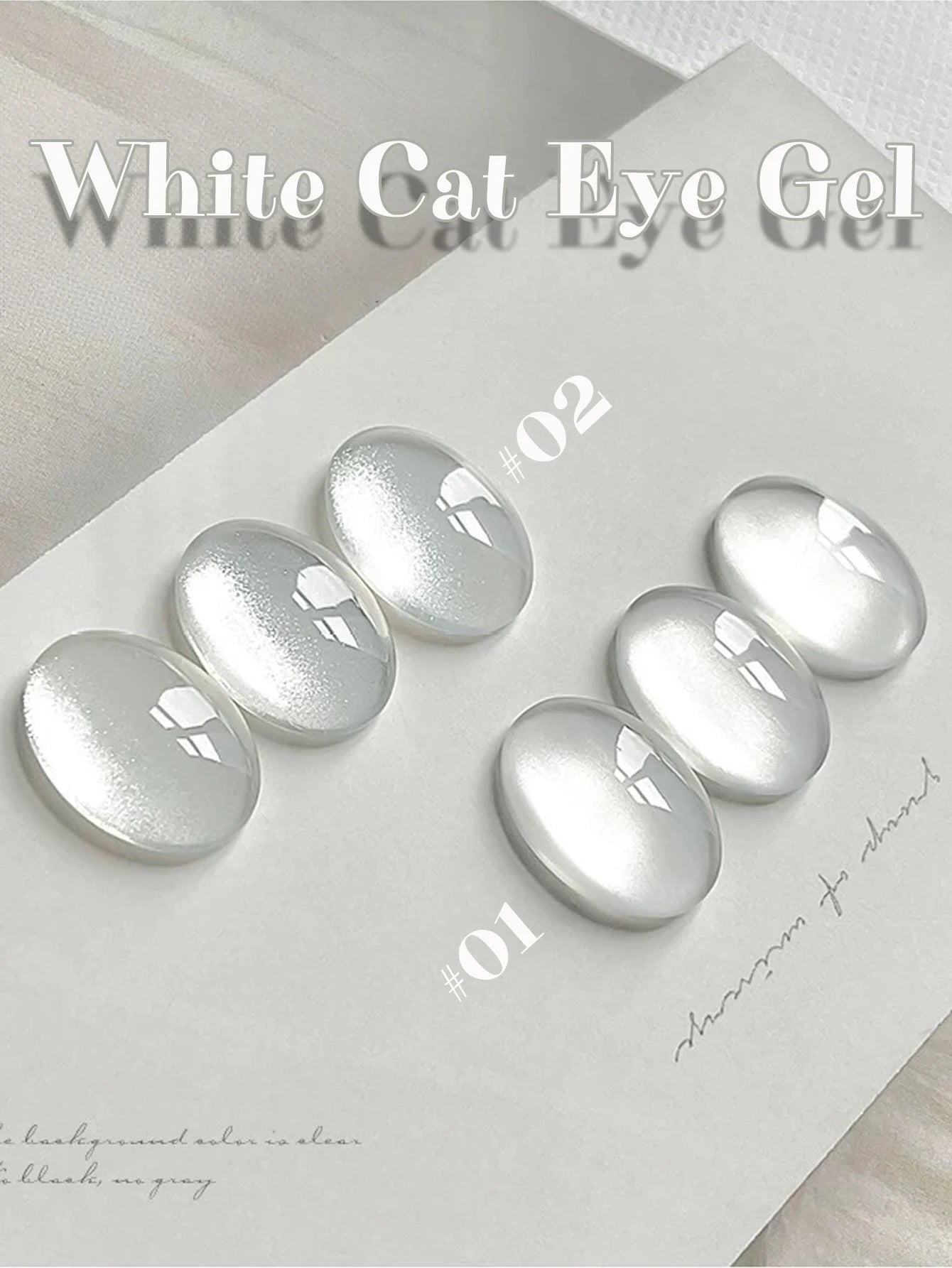 TC 10ml Holographic Glitter Mirror Porcelain White Cat Eye Gel Polish Magnetic Galactic Effect Gel Nail Polish Soak Off UV LED